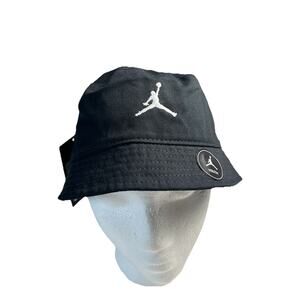 Nike Air Jordan Bucket Hat Black White Unisex Youth Big Kids' Size 8-20 NEW